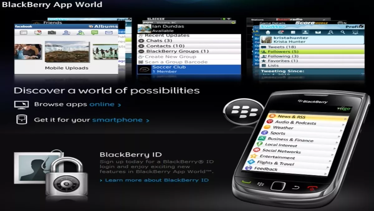BlackBerry App World update hits NZ