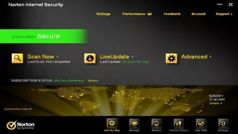 Norton screenshot