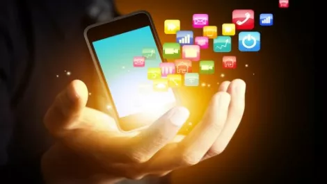 Smartphone with app cloud