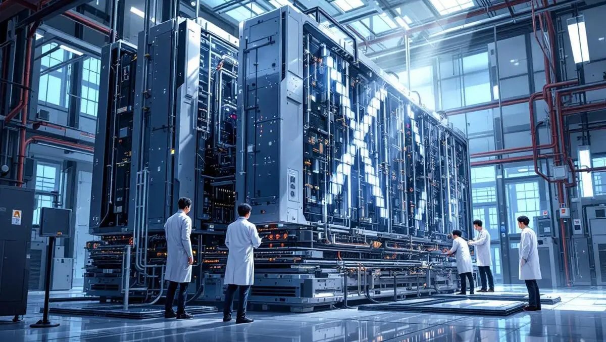 Realistic quantum computer advanced japanese laboratory scientists cooling