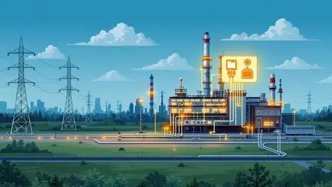 Remote industrial facility power lines pipelines network cybersecurity control device