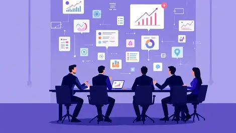 Business professionals hiring candidates ai driven data evaluation skills