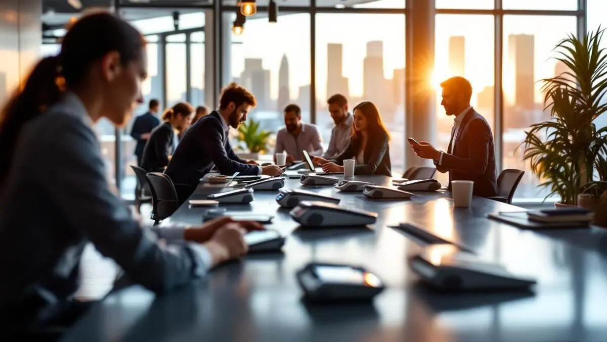 Melbourne open plan fintech office contactless payments anz growth