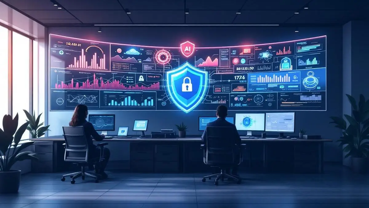Modern soc security operations center ai threat analytics wall