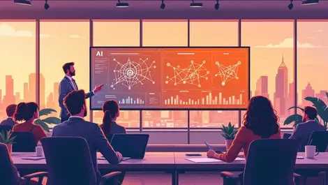 Australian bank office ai training staff neural network screen