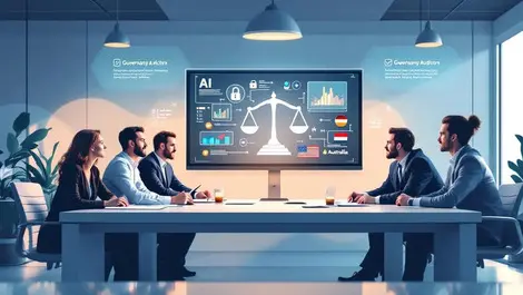 Global auditors ai governance safety risk control conference scene