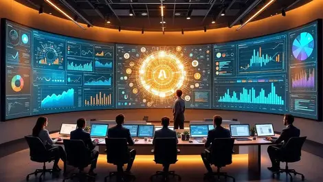 Ai driven contact center control room analytics dashboards team